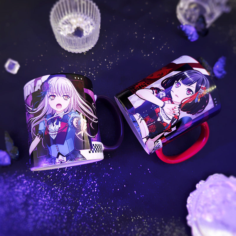 BanGDream!邦邦同人周边凑友希那美竹兰户山香澄水杯二次元马克杯