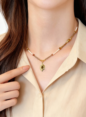 复古美式莫瑞风项链锁骨链