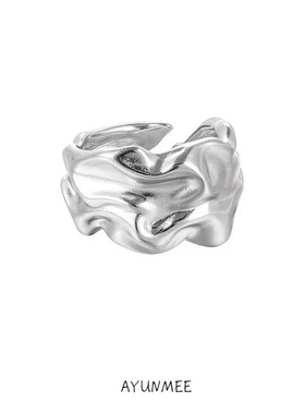 AYUNMEE女925银日韩戒子