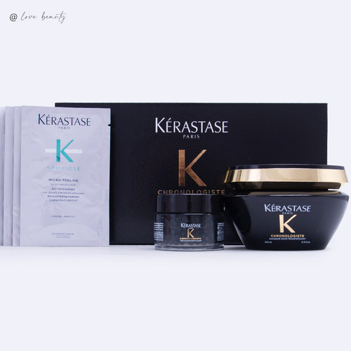 卡诗黑钻钥源鱼子酱套盒修护受损