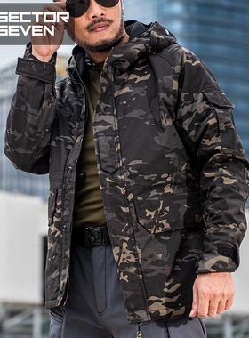 第7区 守望者战术外套秋冬男户外野战美式军迷迷彩G8冲锋防风风衣