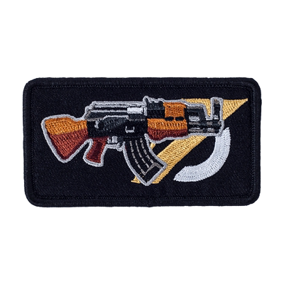 第7区pvc战术军迷血型识别臂章