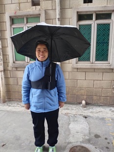 背式钓鱼伞干农活遮阳伞可背式太阳伞防晒雨伞帽防紫外线打伞神器