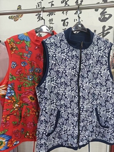 雨诗桐2025秋冬新款外穿蚕丝坎肩加厚加肥保暖背心双面穿Y8550