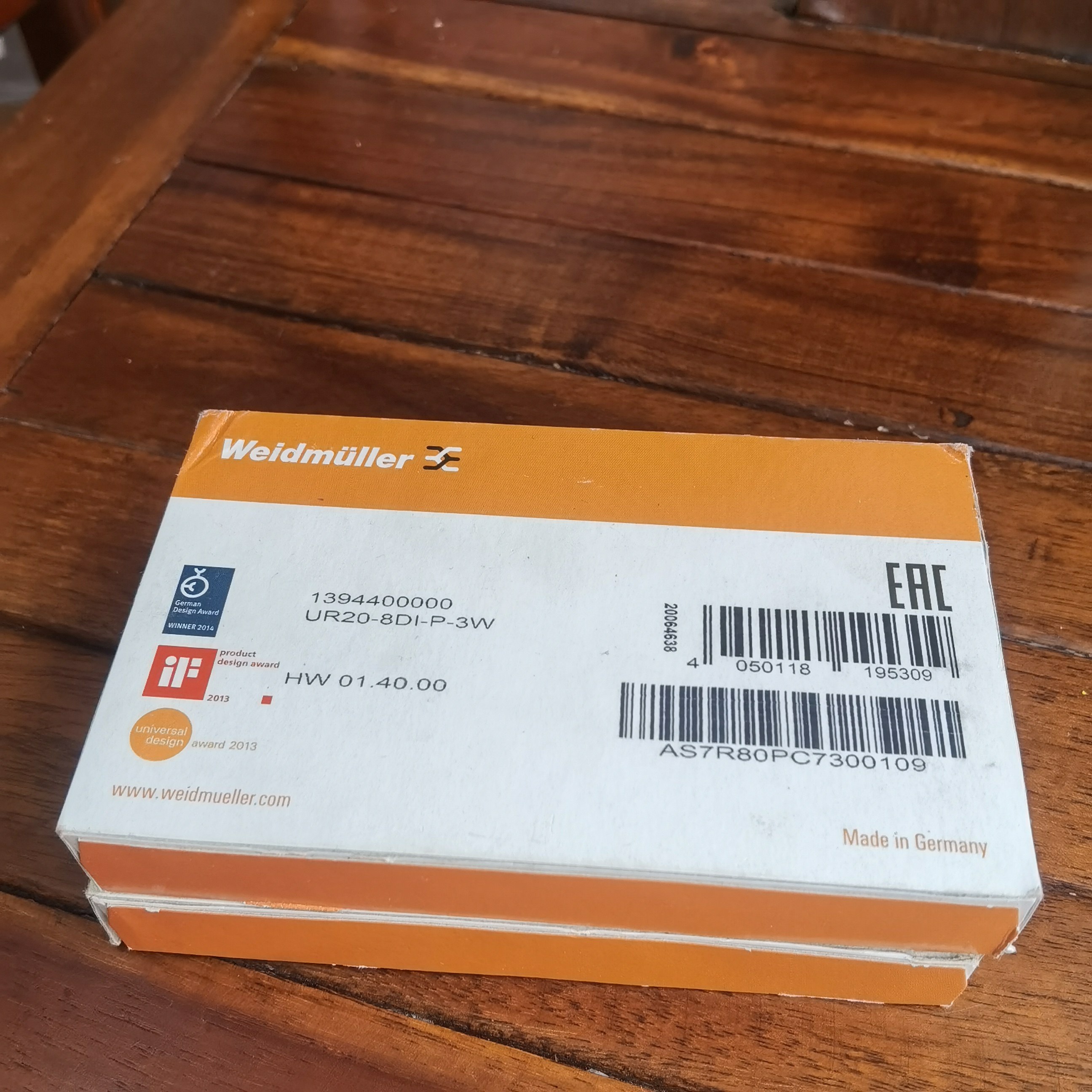 现货促销 全新原装 魏德米勒 ur20-8di-p-3w 1394400000 实物照片