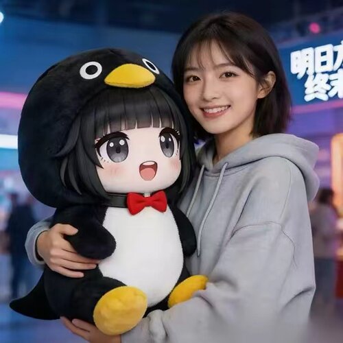 可爱会说话咕咕嘎嘎小企鹅玩偶