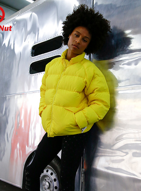 DEVIL NUT潮牌恶魔女式保暖舒适收腰插肩保暖羽绒服-DNP  AET