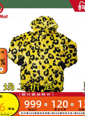 DEVIL NUT潮牌恶魔无性别保暖保暖宽松毛绒中长款羽绒服