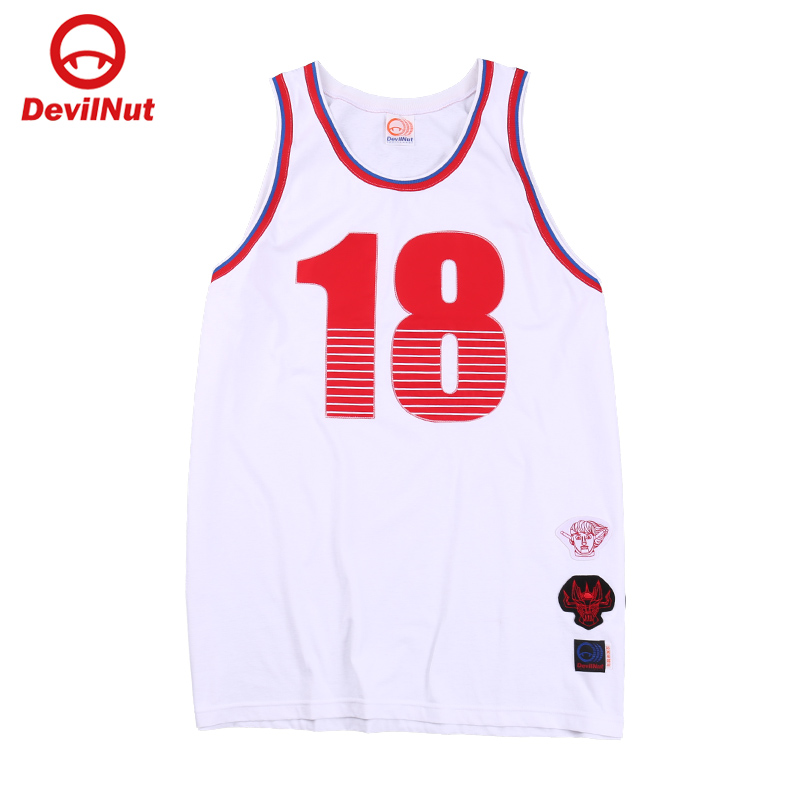 恶魔大码体育篮球背心男女同款
