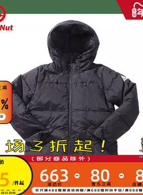 DEVIL NUT潮牌恶魔无性别情侣宽松短款保暖休闲印花羽绒服 ASV