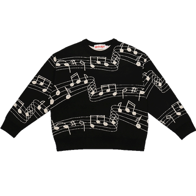 潮牌恶魔秋冬季新款圆领毛衣