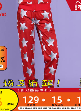 DEVIL NUT 潮牌 恶魔女装 五角星 女式 运动裤 DNFC SFO
