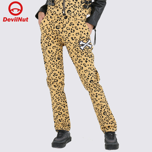 西装 头骨豹纹迷彩 女式 DEVIL BIB 恶魔 长裤 ATH NUT潮牌