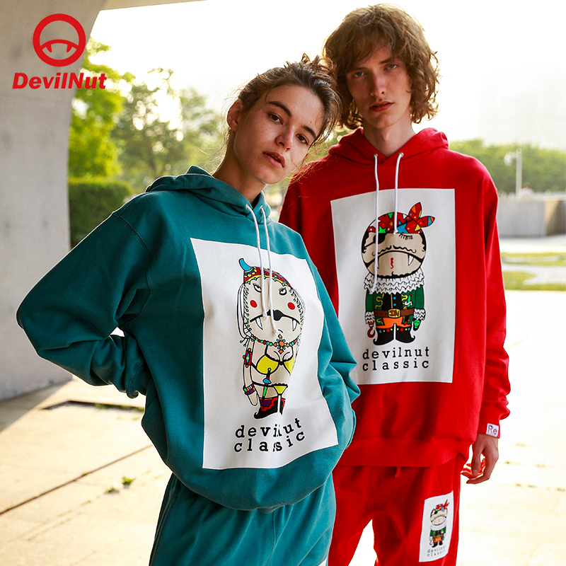 devilnut潮牌恶魔aet新垮型外套