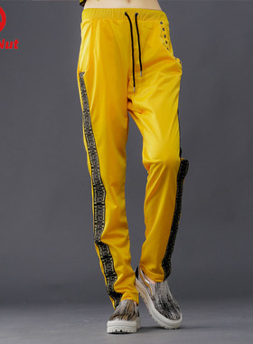 DEVIL NUT 潮牌 恶魔 宽松运动长裤 后侧拉链 女式 休闲裤 SFO