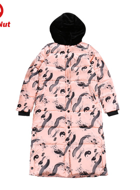 DEVIL NUT潮牌恶魔女款宽松舒适羽绒服-DNP ASV