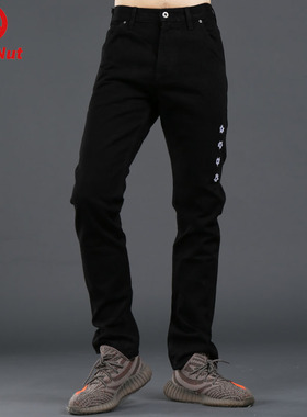 DEVIL NUT恶魔 潮牌 男款 收腿牛仔裤-BIB AFO