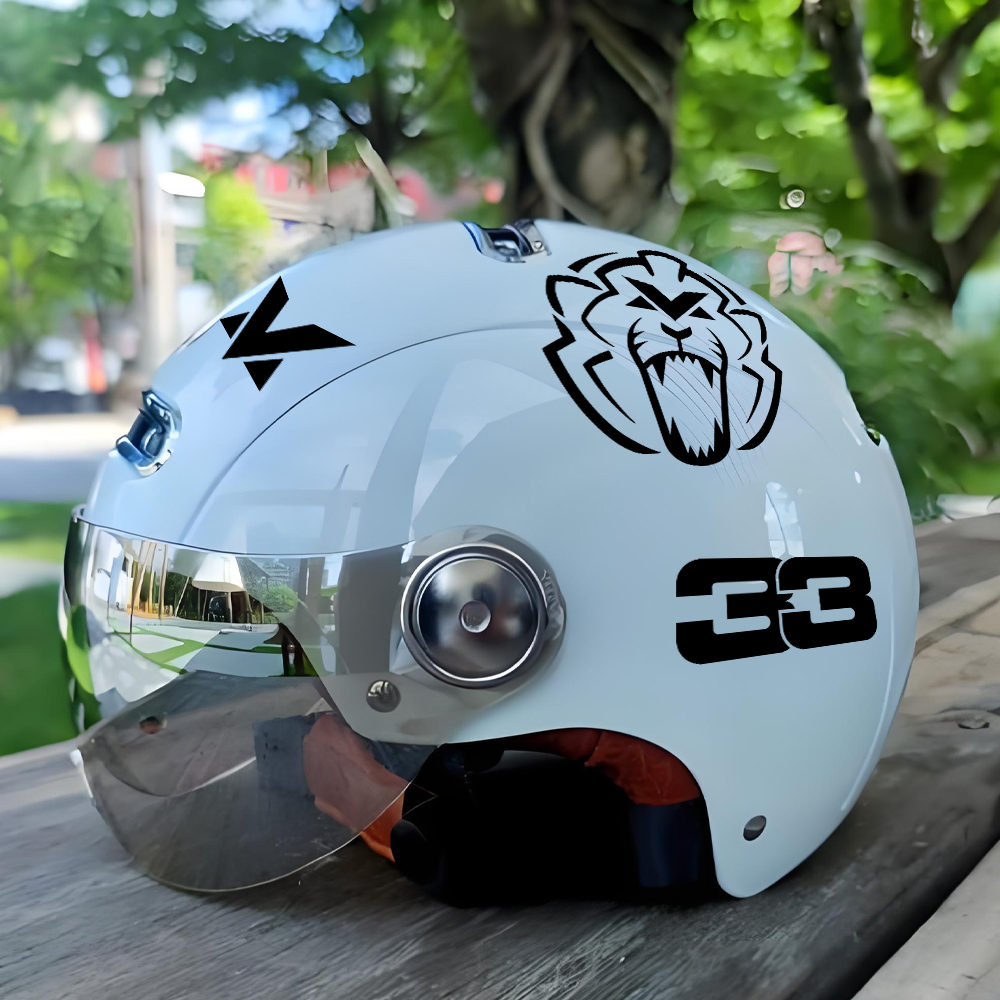 适用于F1车手维斯塔潘LOGO头盔贴