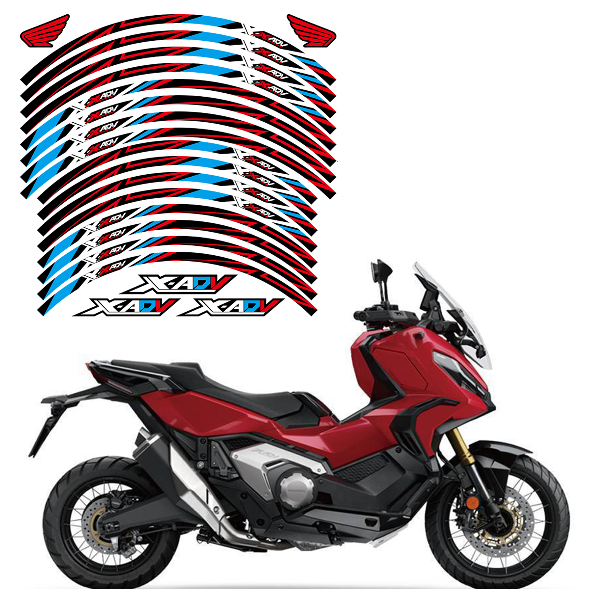 适用本田ADV750摩托车轮毂贴