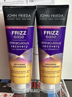 现货英国JOHN FRIEDA奇迹修复护发素250毫升免洗改善毛躁洗发水