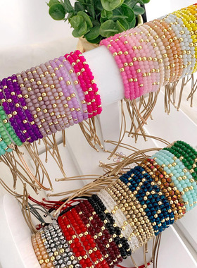 MLGM水晶半宝石新中国风小手链