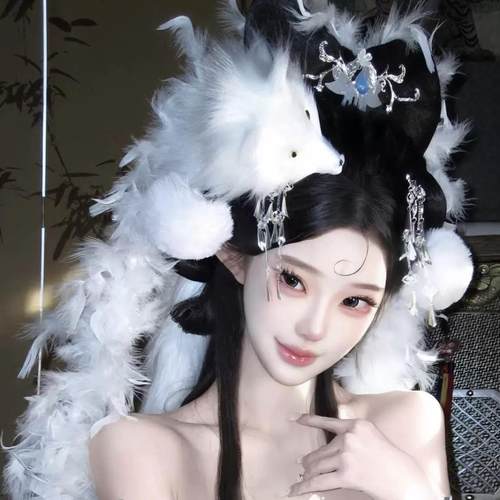 妲己锦毛鼠古风头饰狐狸小唯发饰