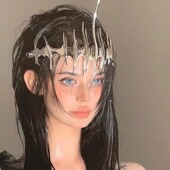 欧美哥特风荆棘头饰品高贵轻奢时尚 独特小众夸张暗黑发饰头饰男女