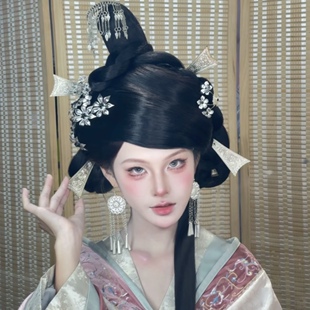 赵合德同款少数民族发饰汉服短流苏发簪苗族头饰苗银发簪古风妆造