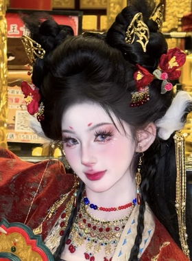 子夜归田曦薇武桢同款猫公发饰