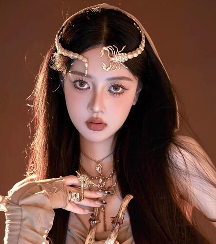 欧美额饰合金蛇蝎美人头饰