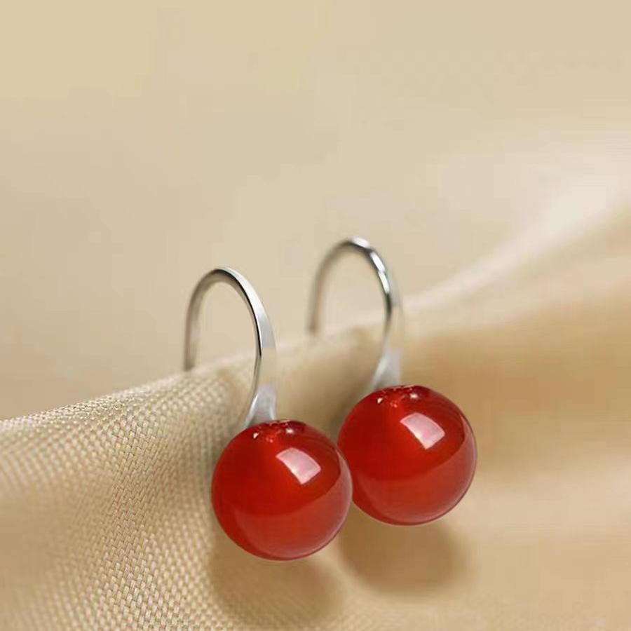 经典百搭气质高跟鞋耳环s999足银防过敏时尚高级感上档次耳坠耳饰