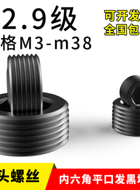 12.9级堵头喉塞螺丝M10M12M14M16M18M20M22M24M27M28M30*1.5油堵