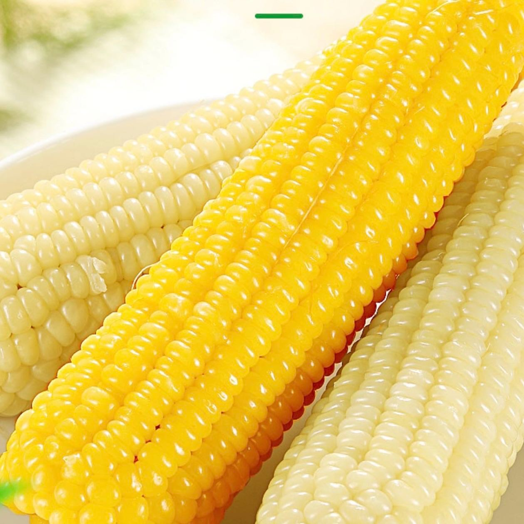 佳木斯喜家生子速冻玉米黑龙江农垦科学院监制黏苞米棒子黄白8支