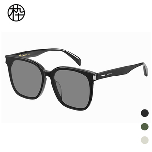 木九十专柜正品MJ12SM1597经典黑超造型方框全息飘面偏光太阳镜