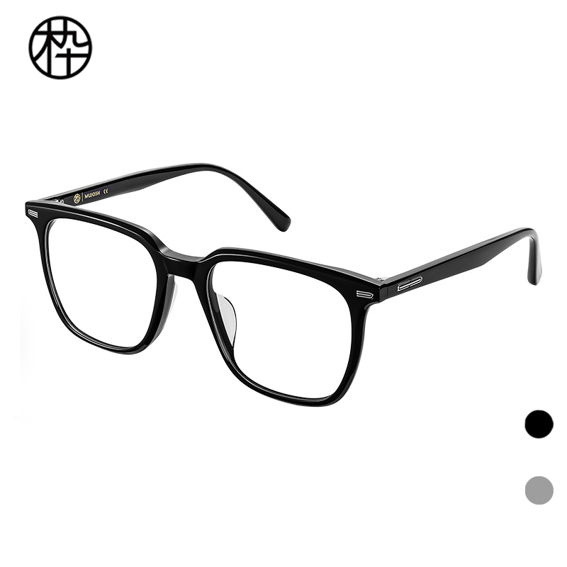 木九十专柜正品MJ101FK051黑色方形大框时尚眼镜框架显脸小潮流