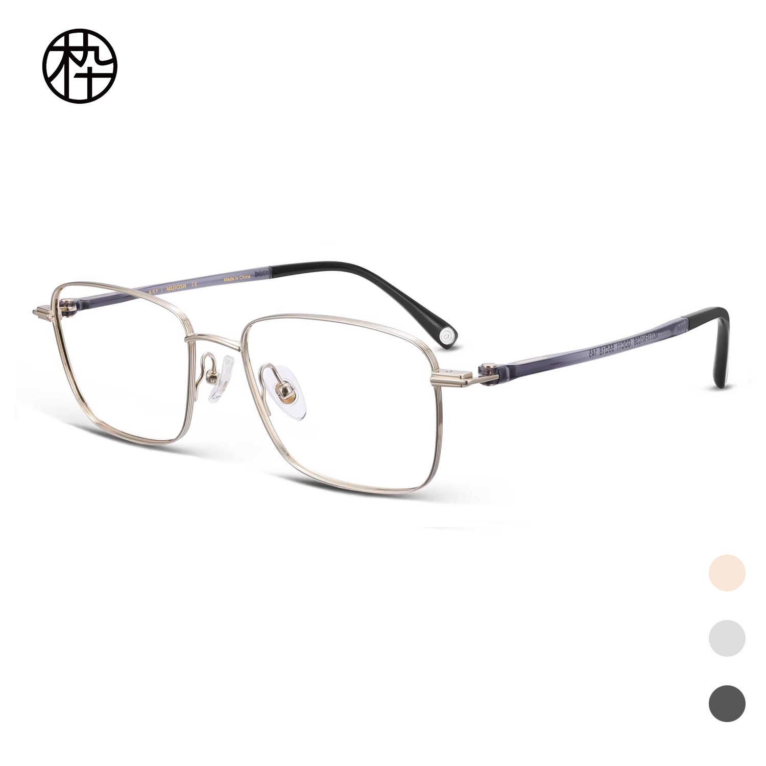 木九十专柜正品MJ11FN1038眼镜框钛金属超轻窄框方框长方形镜架,ZIPPO/瑞士军刀/眼镜,眼镜架,淘宝优惠券,粉丝福利购,淘宝优惠卷