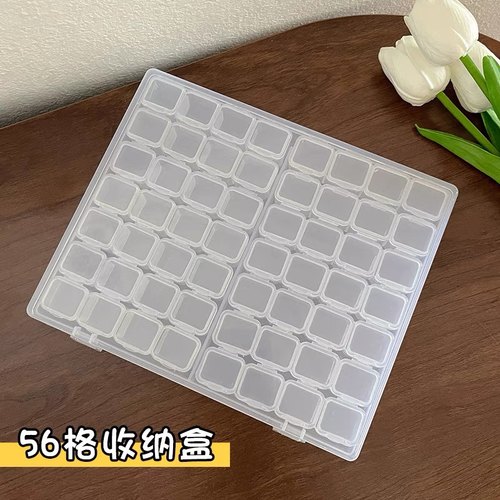 透明便携亚克力方形首饰收纳盒女生项链耳钉耳环戒指网红饰品盒子