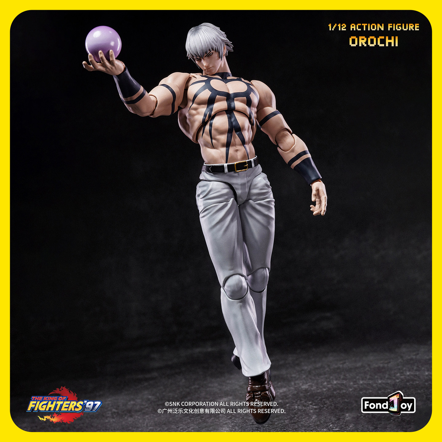 【定金】FondJoy 圆野 拳皇'97 大蛇 1/12可动人偶手办摆件