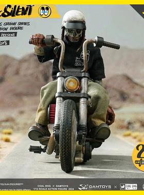 【预售】DAMTOYS 1/12煤厂黑狗亡命加油站安静先生MR.SILENT 手办