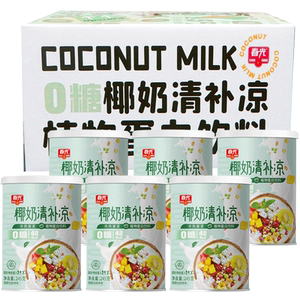 春光食品 0糖椰奶清补凉245gX6罐 植物蛋白椰子饮料 海南特产甜品