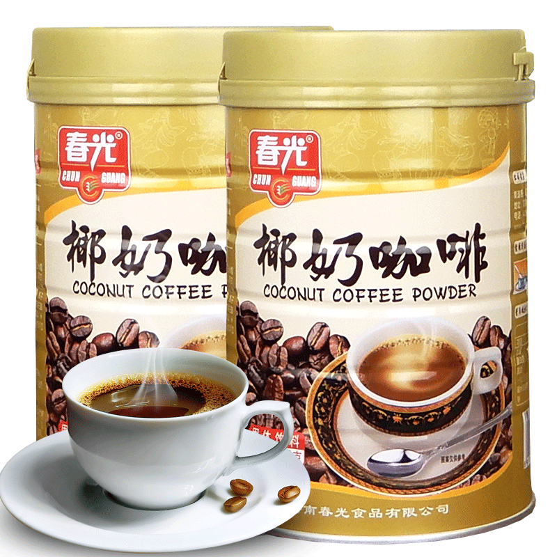 春光椰奶咖啡400gx2桶装香醇速溶