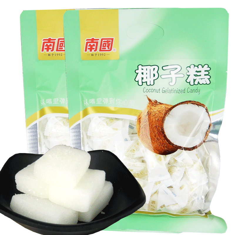 南国食品500g喜糖休闲椰子糕
