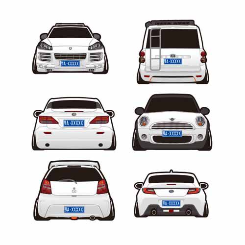 定制贴纸适用于卡宴长城M2雷克萨斯IS宝马MINI奥拓斯巴鲁定制6171