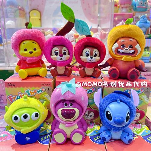 Miniso, Дисней, шлем, клубника, милая фигурка