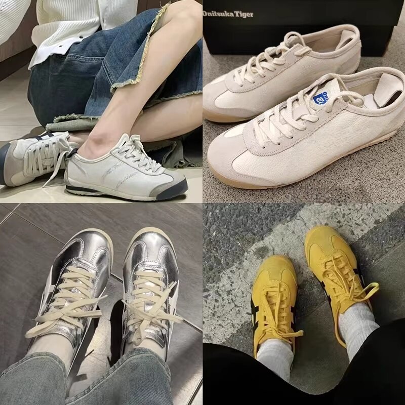 鬼冢虎运动鞋百搭潮流扁平鞋带图片