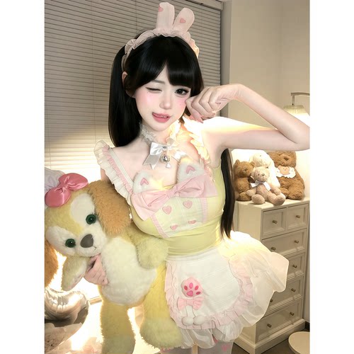 性感卡通小厨娘女仆制服二次元