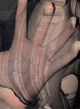 手撕一次性超薄破洞情趣丝袜