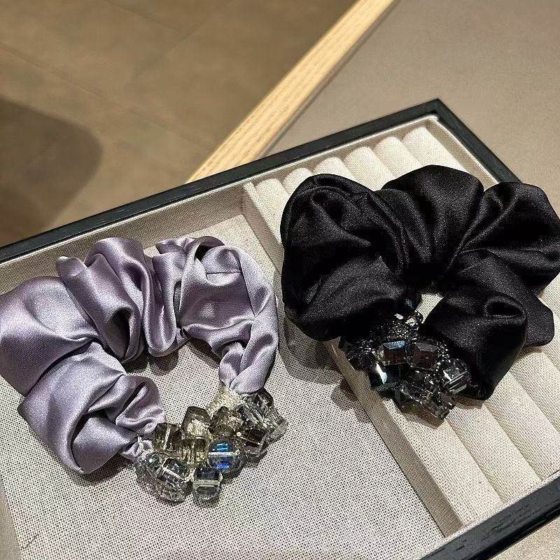 黑色串珠复古小肠圈2025新款气质感头圈耐用弹力发圈女橡皮筋,饰品/流行首饰/时尚饰品新,指环,淘宝优惠券,粉丝福利购,淘宝优惠卷