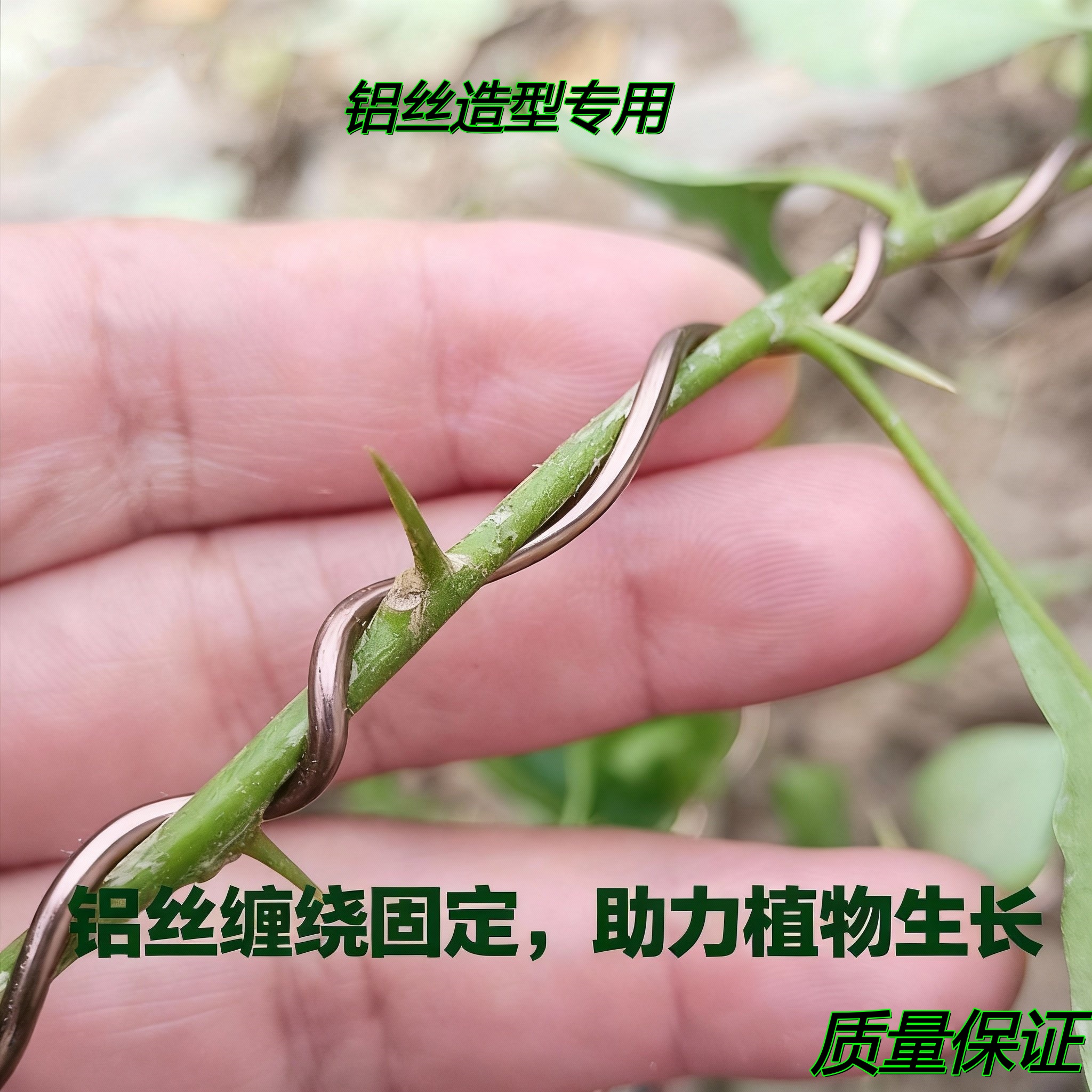 盆景造型专用铝丝铝线盘扎铝丝线蟠扎园艺铝条花卉罗汉松定型吕丝