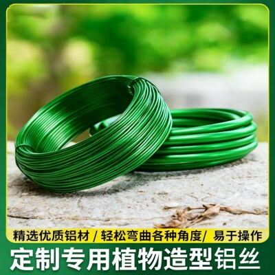 金枝玉叶专用盆景造型铝丝铝线盘扎铝丝线蟠扎园艺铁丝花卉定型